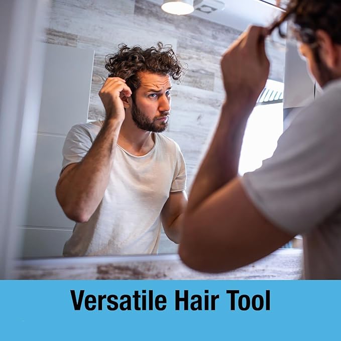 Beard and Hair Ultra Wide Derma Roller (1Pack) by Tilcare - Sterile 1200 Grade A Titanium Microneedles Titanium Derma Roller 0.25mm