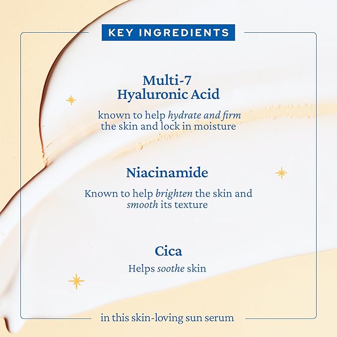 belif Milky Niacinamide Sunscreen SPF 40 – Lightweight & Invisible Sun Serum for Face with 7 Types of Hyaluronic Acid | No White Cast, Non-Comedogenic, Hydrating, Makeup-Gripping Primer (1.69 fl.oz)