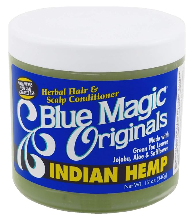 Blue Magic Originals Indian Hemp 12 Ounce Jar (354ml) (6 Pack)