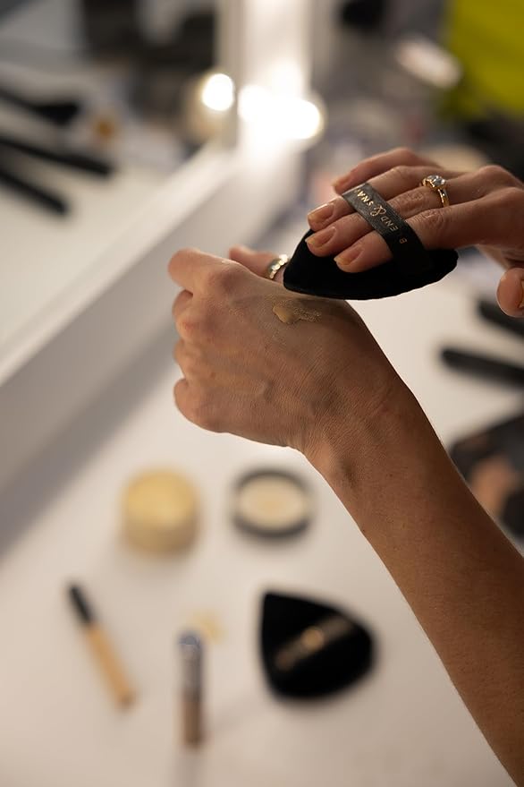 Blend & Snap Mini Makeup Sponge (2 pack) – Small Beauty Blender for Concealer, Contour & Under Eyes | Use Dry | Soft, Reusable, Travel-Friendly Precision Blender