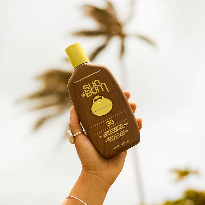 Sun Bum Original Scent SPF 30 Sunscreen Lotion | Vegan and Hawaii 104 Act Compliant (Octinoxate & Oxybenzone Free) Broad Spectrum Moisturizing UVA/UVB Sunscreen with Vitamin E | 8 oz (Pack of 2)