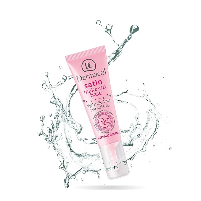 Dermacol - Satin Makeup Base, Matte Face Primer for Wrinkles and Pores, Transparent Makeup Primer for Oily Skin & Dry and Combination Skin, Easy to Blend Pore Filling Primer, No Preservatives, 10 mL
