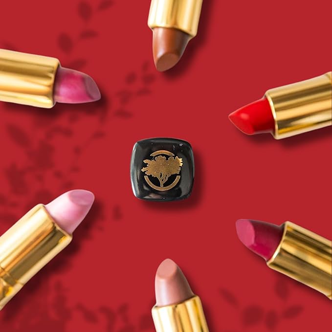𝗘𝘀𝘀𝗲𝗻𝗰𝗲 𝗼𝗳 𝗔𝗿𝗴𝗮𝗻 Deep Moisturizing Red Lipstick, Long Lasting Lipstick & Lip Care in 1 with Pure Organic Argan Oil, Shea Butter, Jojoba Oil & Aloe Vera Hydrating, Roses R Red