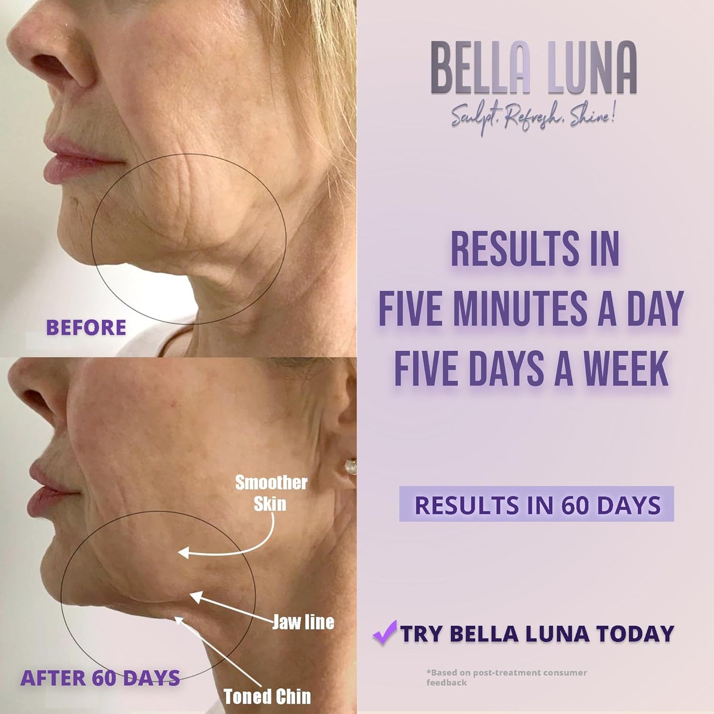 5-in-1 Microcurrent Facial Device for Face Tightening, Lifting & Wrinkle Reduction – Non-Invasive Anti Aging Tool, Jawline Shaper & Skin Lifting Face Sculpting Device for At-Home Skincare