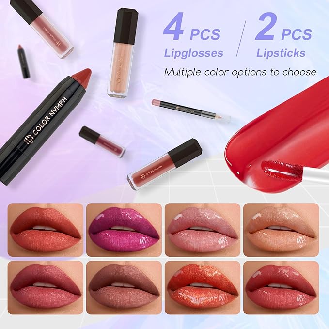 Color Nymph Makeup Kit For Women, Girls Makeup Set For Teens Professional Make Up Kits With Travel Case Full Cosmetics Kit w/ 35 Colors Eyeshadows Lipstick Blush Brushes Lipgloss Mascara