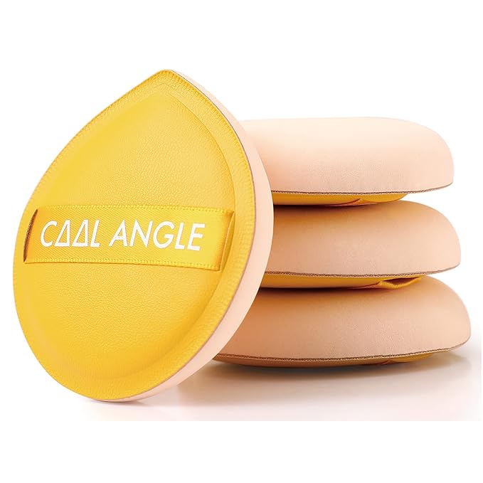 4Pcs X-Large Makeup Sponge Puff Set For Foundation Concealer & Powder, Latex Free Blender Sponges Puff For Natural And Easy Makeup, Soft Long-lasting And Beginner-friendly