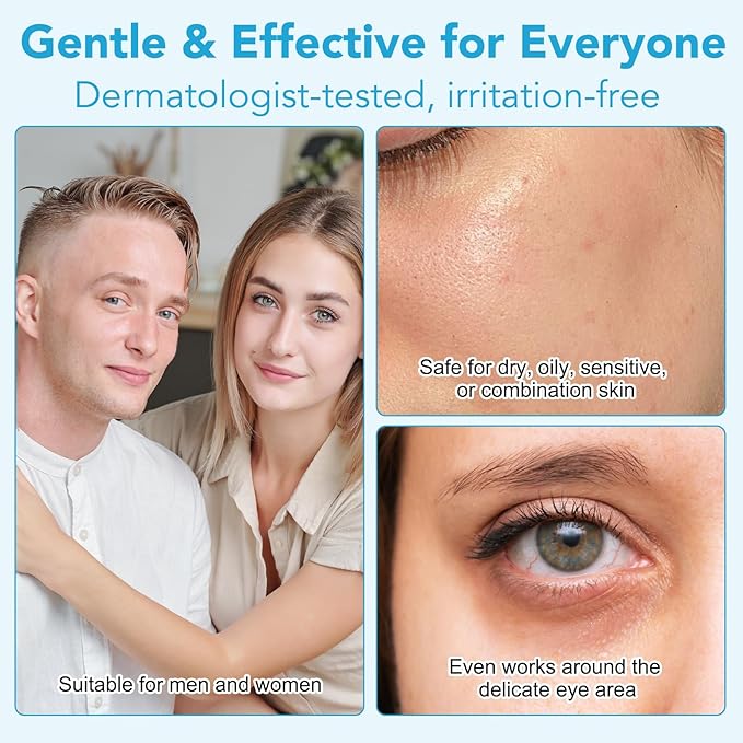 Anti Aging Vitamin C Serum Hyaluronic Acid Serum Set - with Hyaluronic Acid, Skin Care Set Boost Skin Collagen,Hydrate & Plump Skin, Anti Aging & Wrinkle Facial Serum