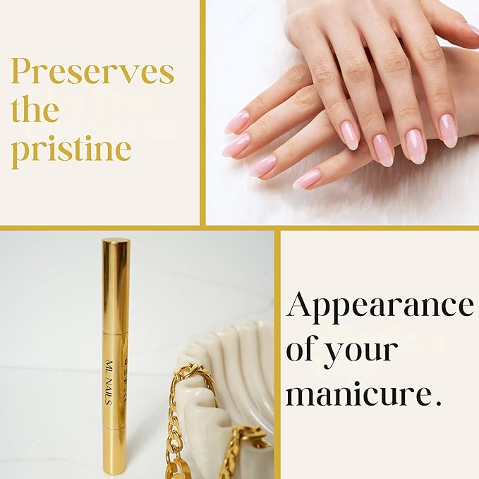 Cuticle Oil Pen for Nails - Moisturizing Nail Strengthener with Jojoba Oil, Vitamin E, & Vitamin B for Cuticle Repair - Quick-Absorbing Cuticle Softener & Nail Protector Rose, 3mL