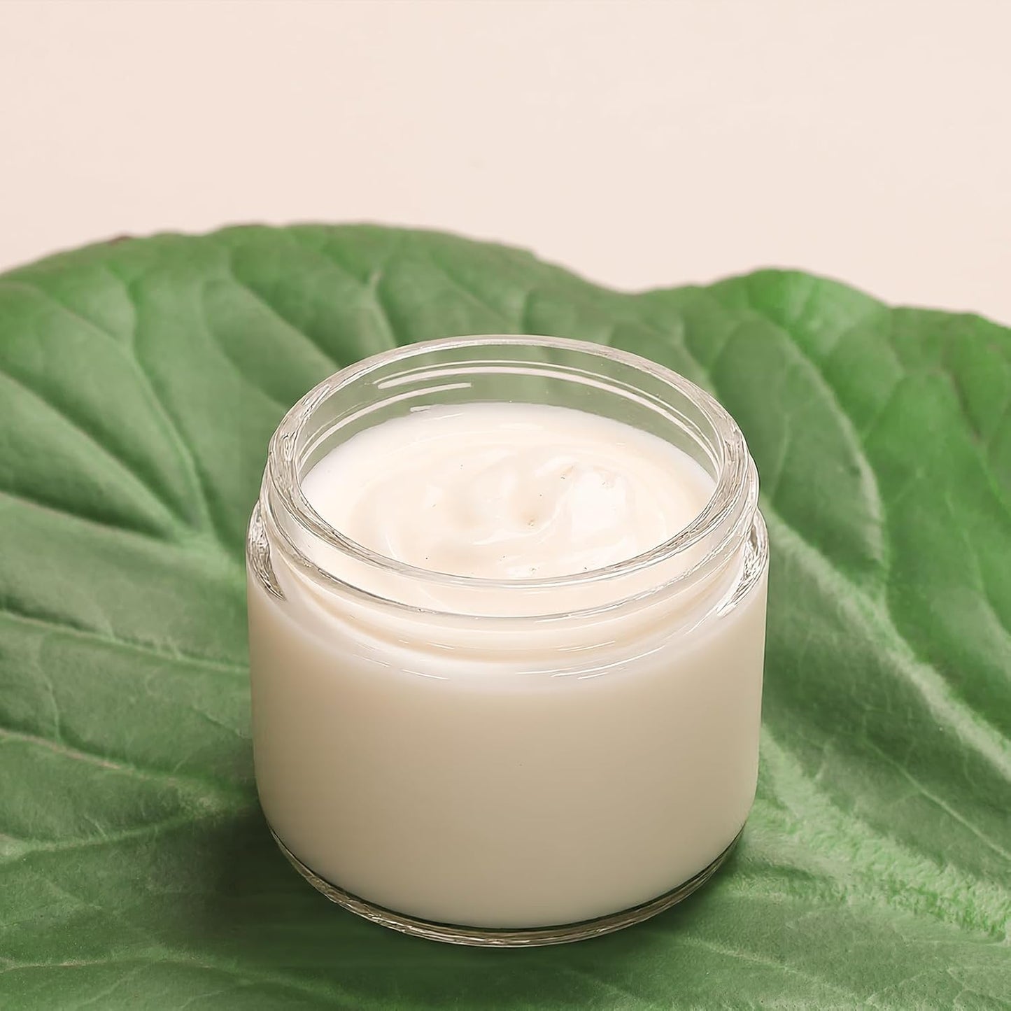 2oz Jars with Lids, Hoa Kinh 24 Pack Clear Glass Jars with Lids Empty Cosmetic Containers Round Airtight Glass Jar with Inner Liners and White Lid for Storing Lotions, Powders, and Ointments