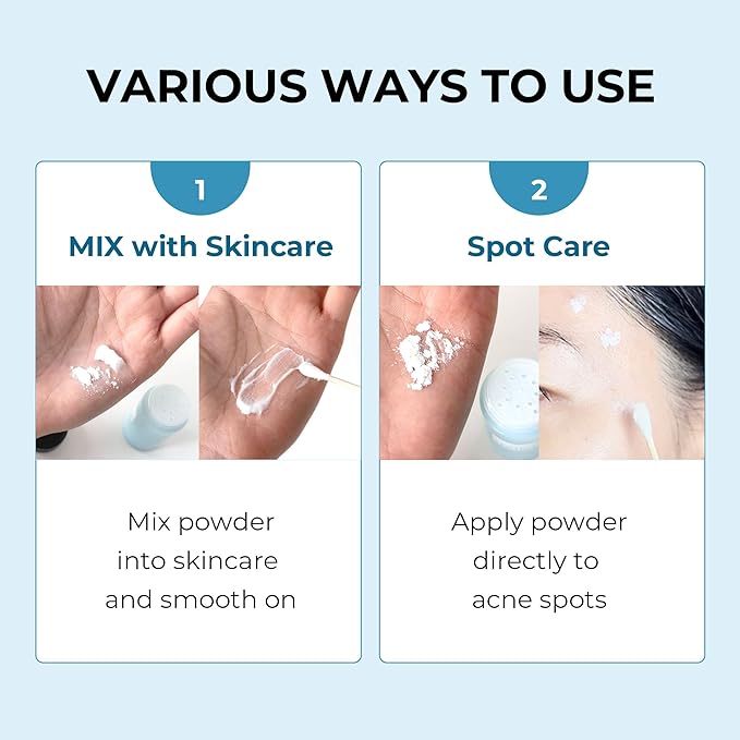 ALIVELAB Centella Dressing Powder – K-Beauty Acne Treatment, Calming Spot Care with Centella Asiatica for Sensitive, Oily Skin, Korean Skincare for Pimples & Redness (0.27oz)