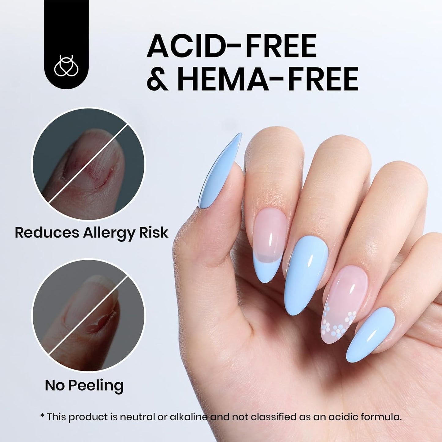 Beetles Nail Dehydrator and Primer - Acid-Free & Hema-Free 2Pcs 15ml Nail Bonding Agent for Gel Polish and Acrylic Nails, Long-Lasting No-Lift Prep for Salon & DIY Manicures