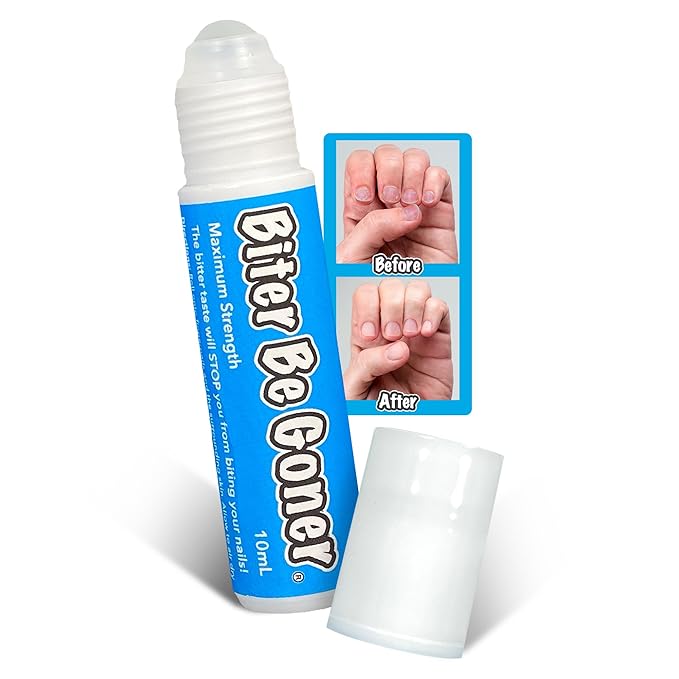 Nail Deterrent, Treatment for Kids and Adults, Non-Glossy Invisible Coating, Stop Nail Biting and Thumb Sucking Today, 0.3 Fl Oz