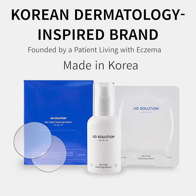 Ato Fast Calming Serum for Sensitive & Eczema-Prone Skin Instant Relief from Itch, Redness & Flare-Ups Powered by Cica & Panthenol 1.69 Fl Oz