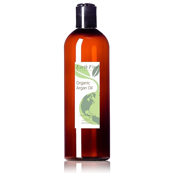 100% Pure Organic Argan Oil - Cold Pressed from Morocco - Certified Organic by USDA and Ecocert (8 fl oz)
