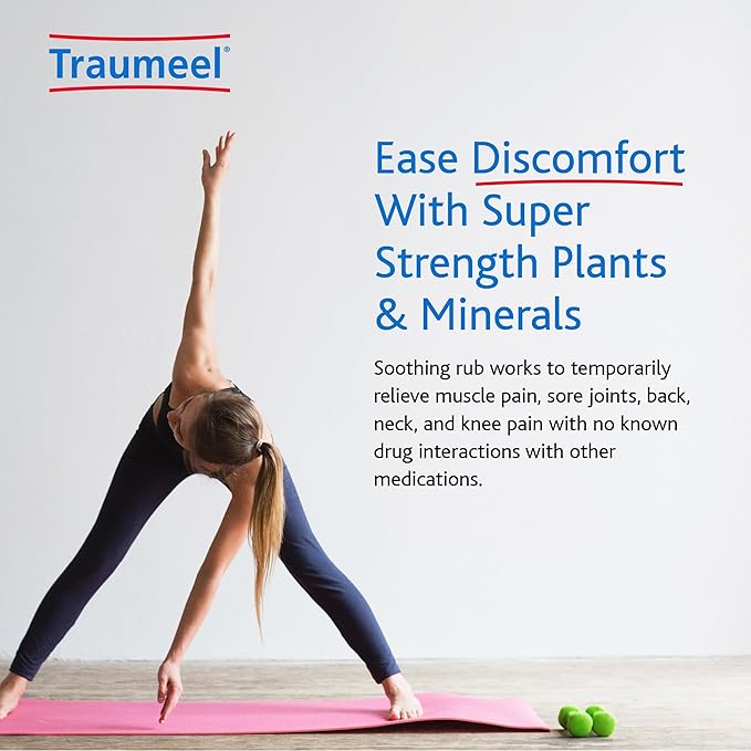 MediNatura Traumeel Ointment Topical Pain Relief for Muscle Back Injury or Exercise Related Pain & Soreness Arnica + 13 Active Ingredients - Made in Germany - 3.53 oz