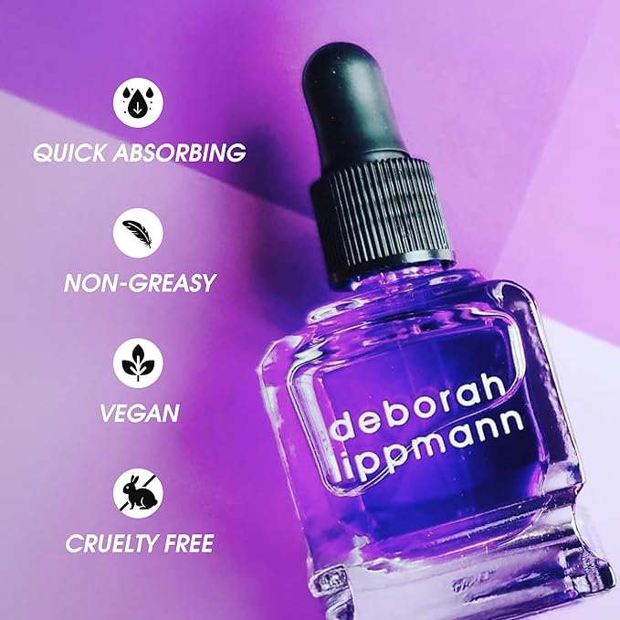 Deborah Lippmann Cuticle Oil, Hydrating Nail Care Treatment, Repair Dry Cuticles with Vitamin E and Coconut Oil, 0.50 Fl Oz