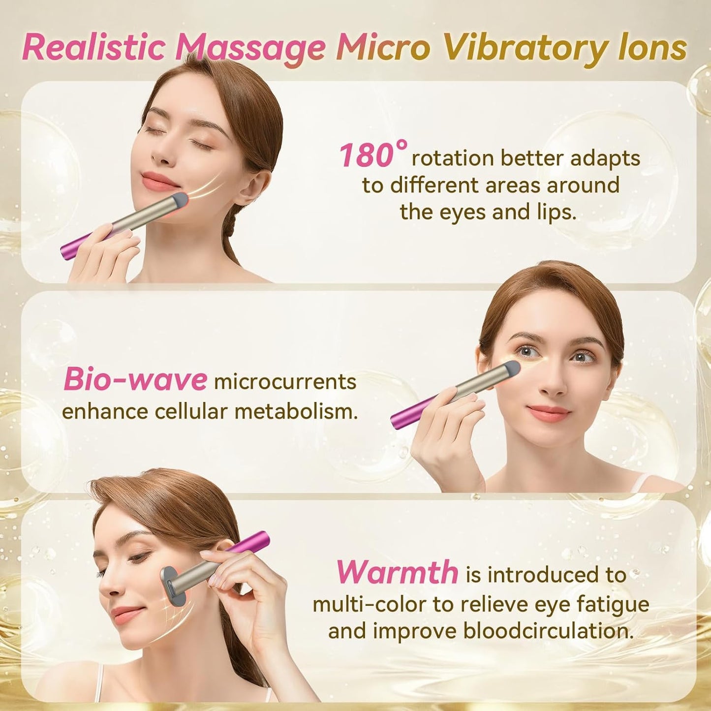 7 in 1 Red-Light-Therapy，Red Light Therapy for Face Eye Skincare Equipment at Home，Red for Skincare & Blue Rejuvenation Tool (Rose Purple)