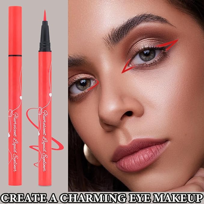 6 PCS Eyeliner Pencils,Professional Long Lasting Waterproof Makeup Pencils,Highly Pigmented Inner Corner Eye Highlighter Eyeliner Pencil Eye Liner Pen Sets for Women