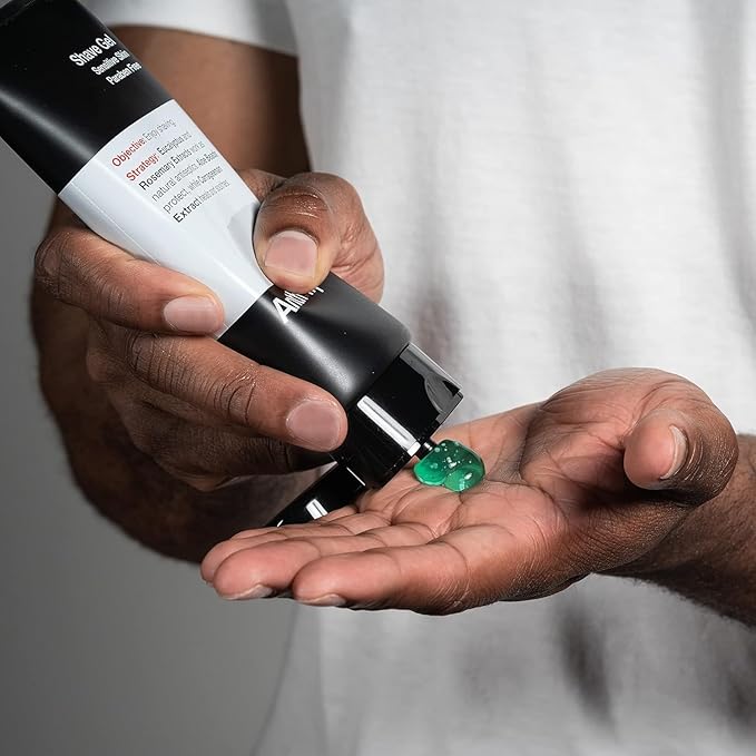 Anthony Shave Gel for Sensitive Skin – Non-Foaming, Soothing Shaving Cream for Men and Women. With Aloe Vera Beads, Eucalyptus, Rosemary and Carrageenan Extract - 6 Fl Oz (2 Pack)