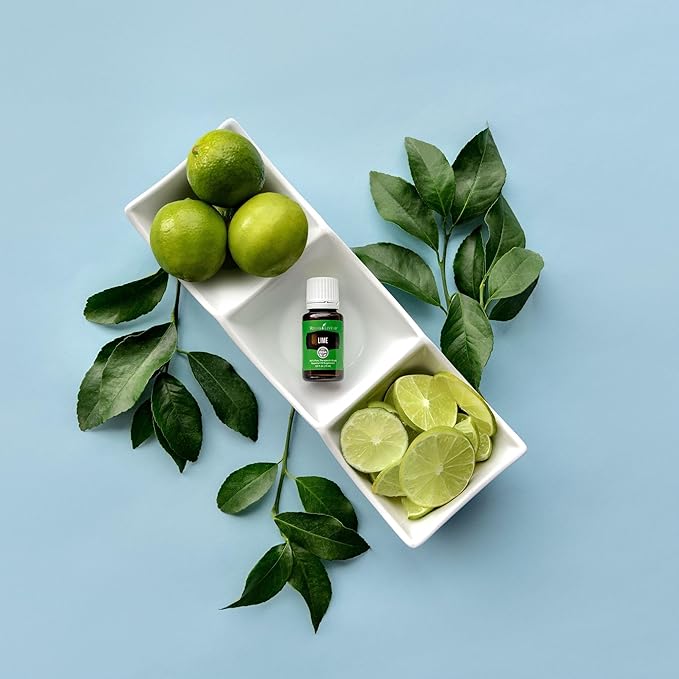 Young Living Lime Essential Oil - 15ml of Pure Aromatherapy Bliss: Awaken Your Senses with a Refreshing Citrus Fragrance - Premium Grade for Diffusion and Topical Use