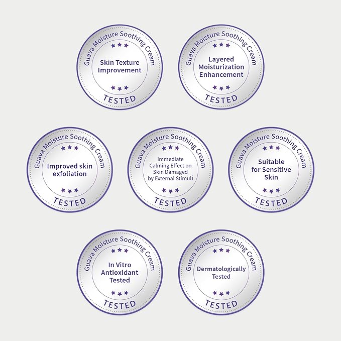 BENTON Guava Moisture Soothing Cream - Skin Soothing and Moisturizing Effect for Dry Skin & Sensitive Skin, Not Tested on Animals, Korean Skin Care