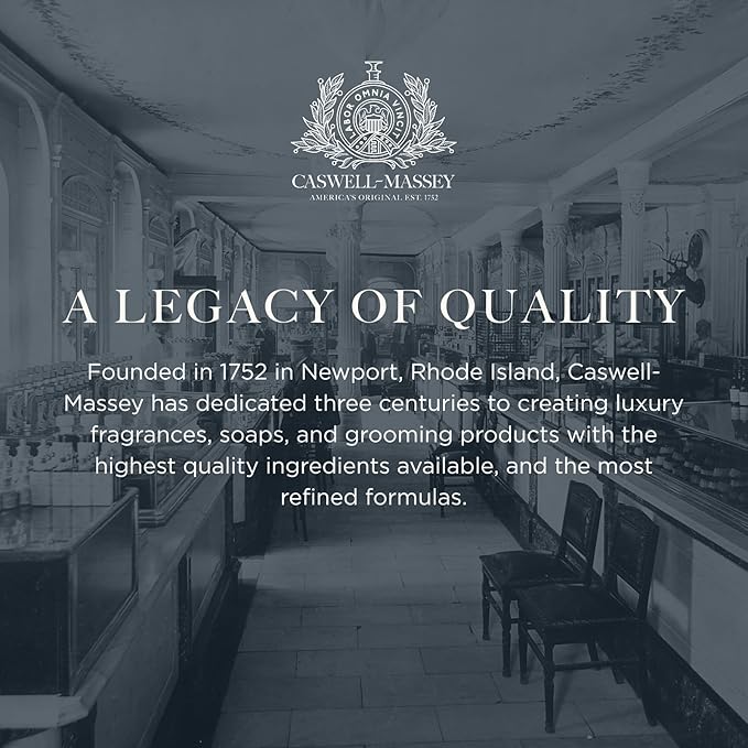 Caswell-Massey Men’s Bar Soap, Moisturizing Body Wash for Bath or Shower, Men’s Soap Bar for All Skin Types, Essential Oils & Plant-Based, Number Six, Almond, & Jockey Club, 3 (5.8 oz bar) Gift Set