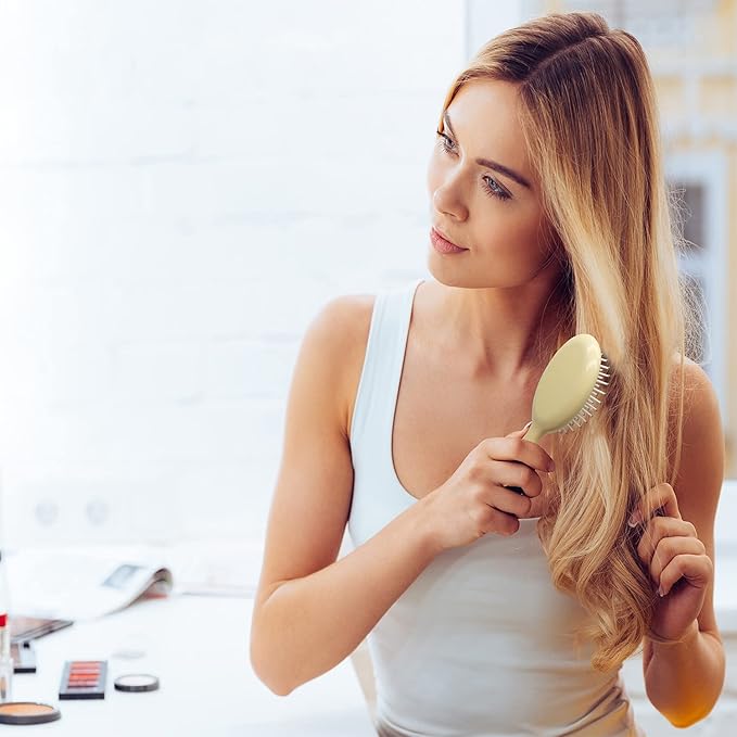 14 Pieces Mini Wet Hair Brush Bulk Small Pocket Hair Brush Set Travel Detangler Hair Brush Mini Soft Bristles Detangling Brush for Most Hair Type Wet Dry Hair, Multicolor