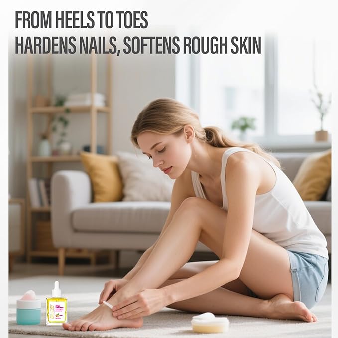 CHUCHU Nail Strengthener - Pineapple Scent Nail Repair Growth Moisturizing Treatment - Natural Jojoba Vitamin B & E Cuticle Oil for Dry Cracked Nails