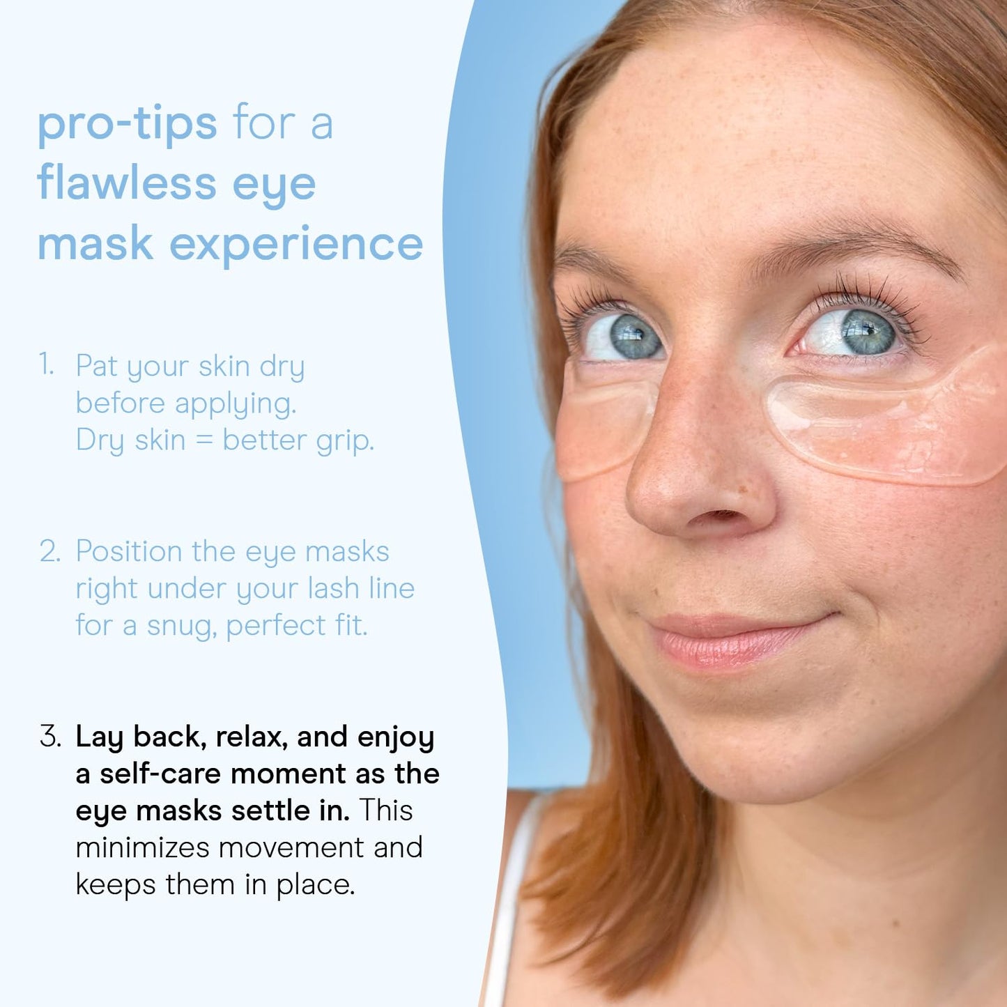 Baebody Advanced Snail Mucin Under Eye Patches for Women & Men (6 Pairs) - Under Eye Masks for Dark Circles and Puffiness - With Niacinamide - Reduce Fine Lines and Wrinkles