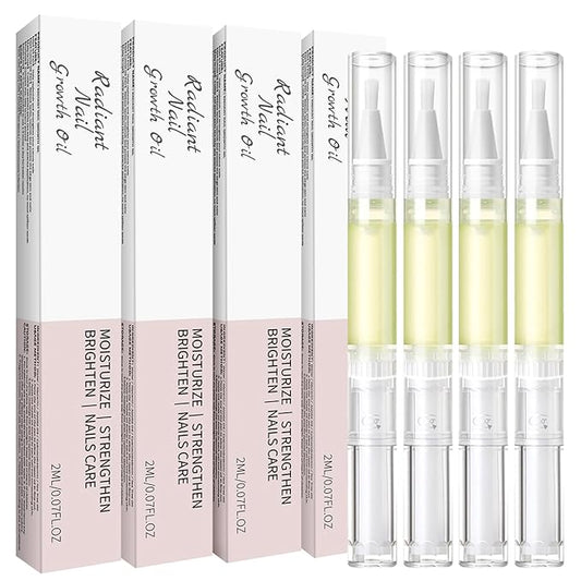 4PCS Cuticle Oil Pen， Nail Growth and Strengthener，Nail Growth Oil，Nail Hardener for Damaged nails