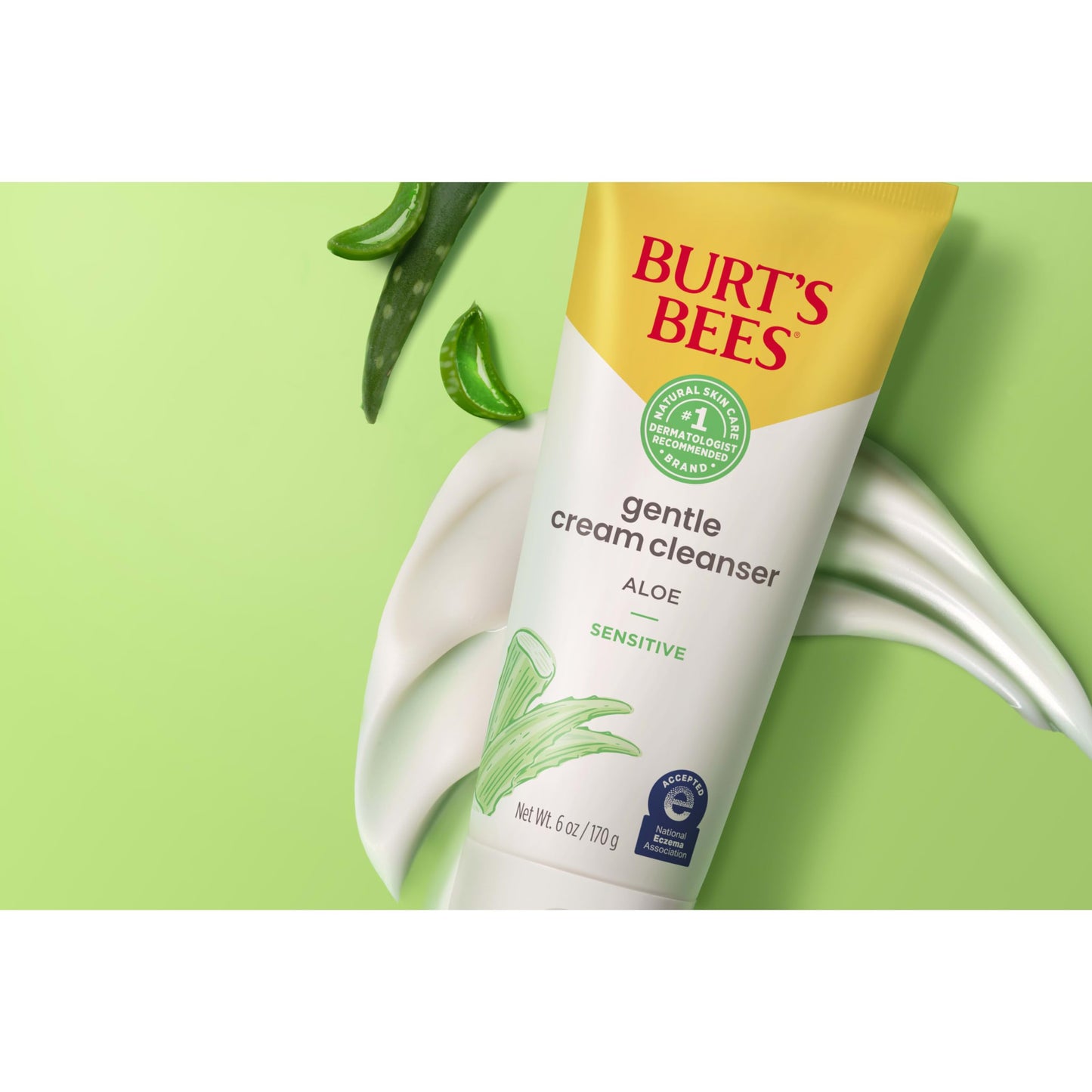 Burt's Bees Back To School Dorm Essentials, Calming Night Cream, With Aloe and Rice Milk, Face Moisturizer For Sensitive Skin, 98.8 Percent Natural Origin, 1.8 oz. Tub