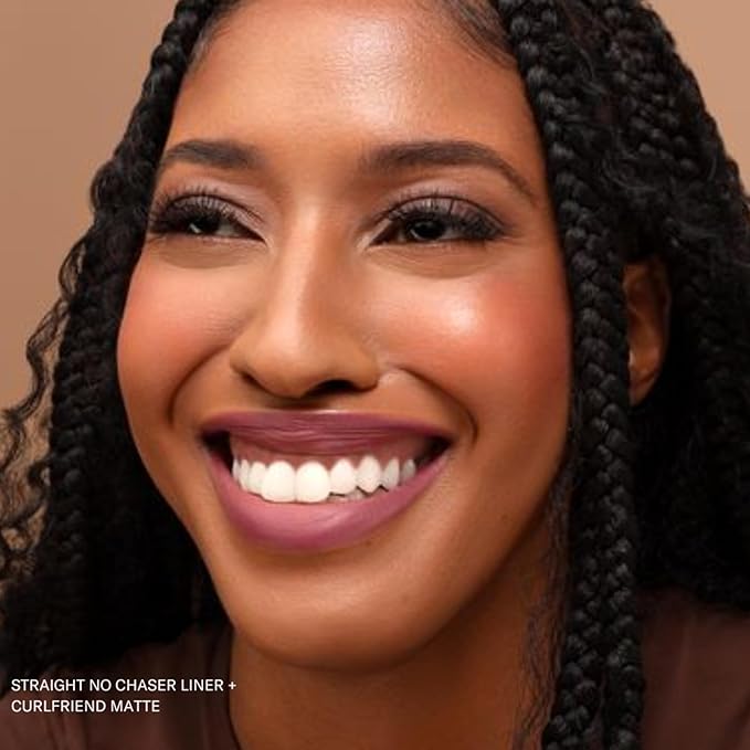 The Lip Bar - Nonstop Liquid Matte Lipstick, Curlfriend (Mauve Pink) - High Pigment - One Swipe - Long Lasting - Jojoba Oil & Vitamin E - Vegan & Cruelty Free - Makeup & Cosmetics - .24 fl oz