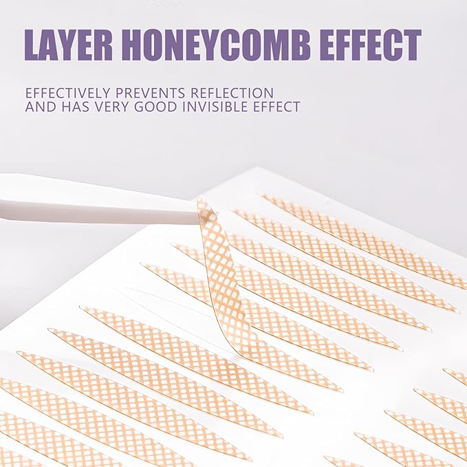 Double Eyelid Tape 600 Pcs,Create Perfect Double Eyelids, Lift Sagging Eyelids, Change Asymmetrical Eye Size,Three Sizes To Perfectly Enhance Your Eyes,And Make Your Eyes More Charming