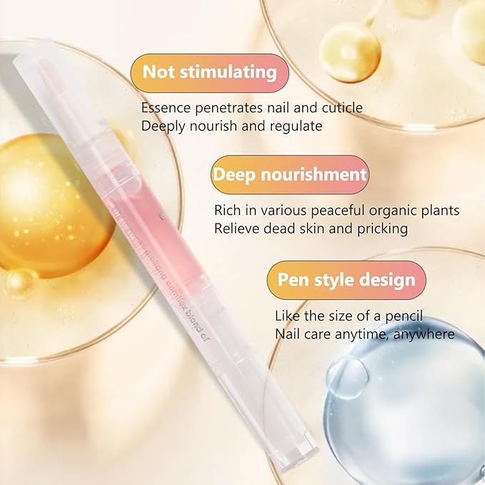 12PCS Cuticle Oils Pen Set Cuticle Revitalize Oil, Nails Oil For Growth And Strength, Cuticle Remover - Nail Strengthener - Cuticles Softener - Cuticle Oil Pen (0.3 fl oz)