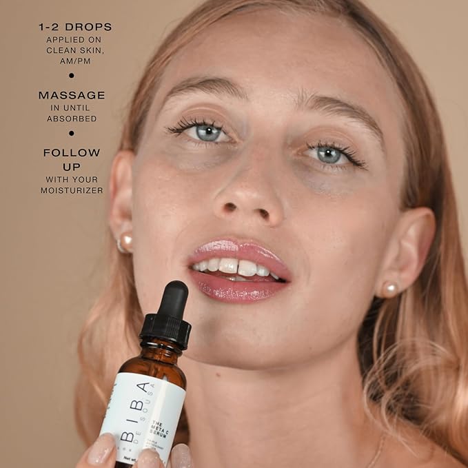 BIBA DE SOUSA The Meta C Serum- Triple Vitamin C, Topical Skin Vitamin- For all Skin Types (1oz)