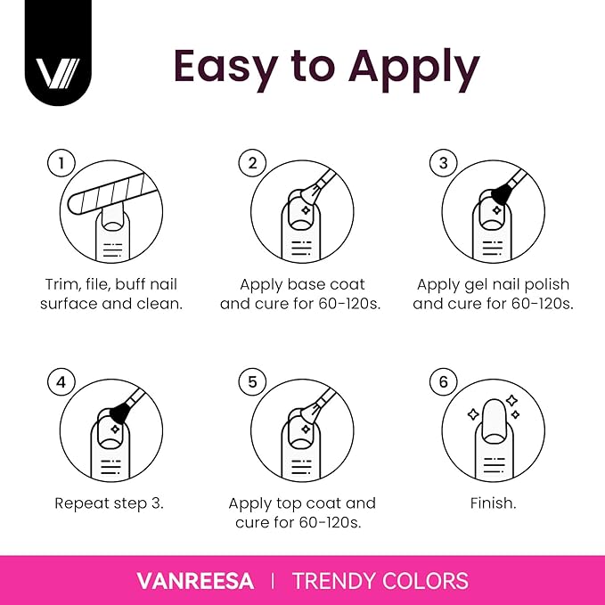 VANREESA Gel Nail Polish Kit with U V Light 53 Pcs Gel Polish Nail Set 36 Sweet Colors Nail Polish Set with Base Coat and 4 Effects Top Coat Manicure Tools Complete Nail Kit Gifts for Women Girls