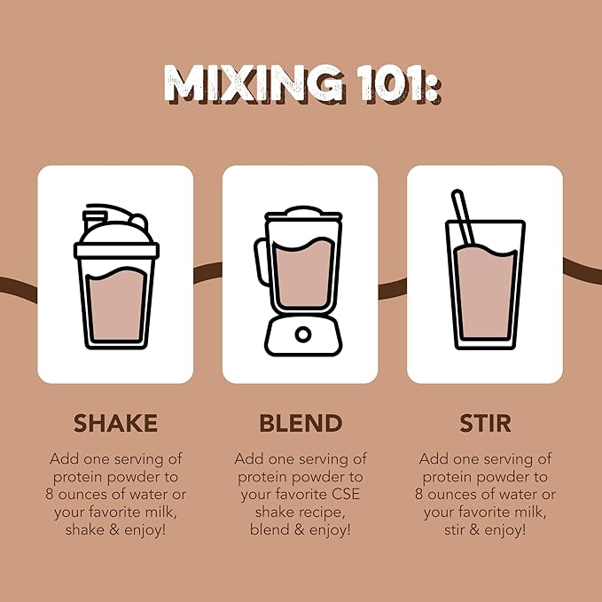 Clean Simple Eats Whey Protein Powder, Chocolate Brownie Batter Flavor, Naturally Sweetened, 100% Grass Fed Protein Powder, Digestive Enzymes & No Artificial Ingredients, Gluten Free, 10 Stick Packs