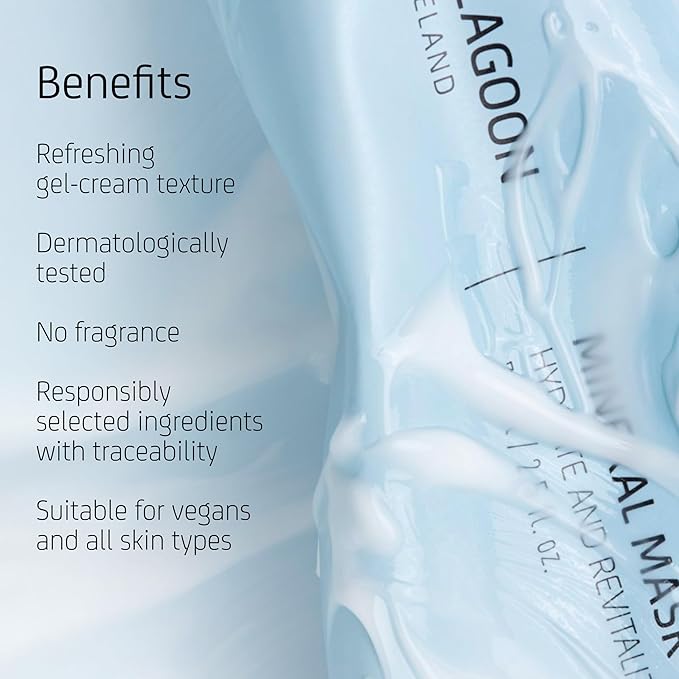 Blue Lagoon - Hydrating Overnight Mineral Face Mask - Hydrating Treatment - Overnight Mask - Moisturizing Skincare - Sleep Treatment - Face Cream, Bioactive Icelandic Skincare (1 fl oz | 30 ml)