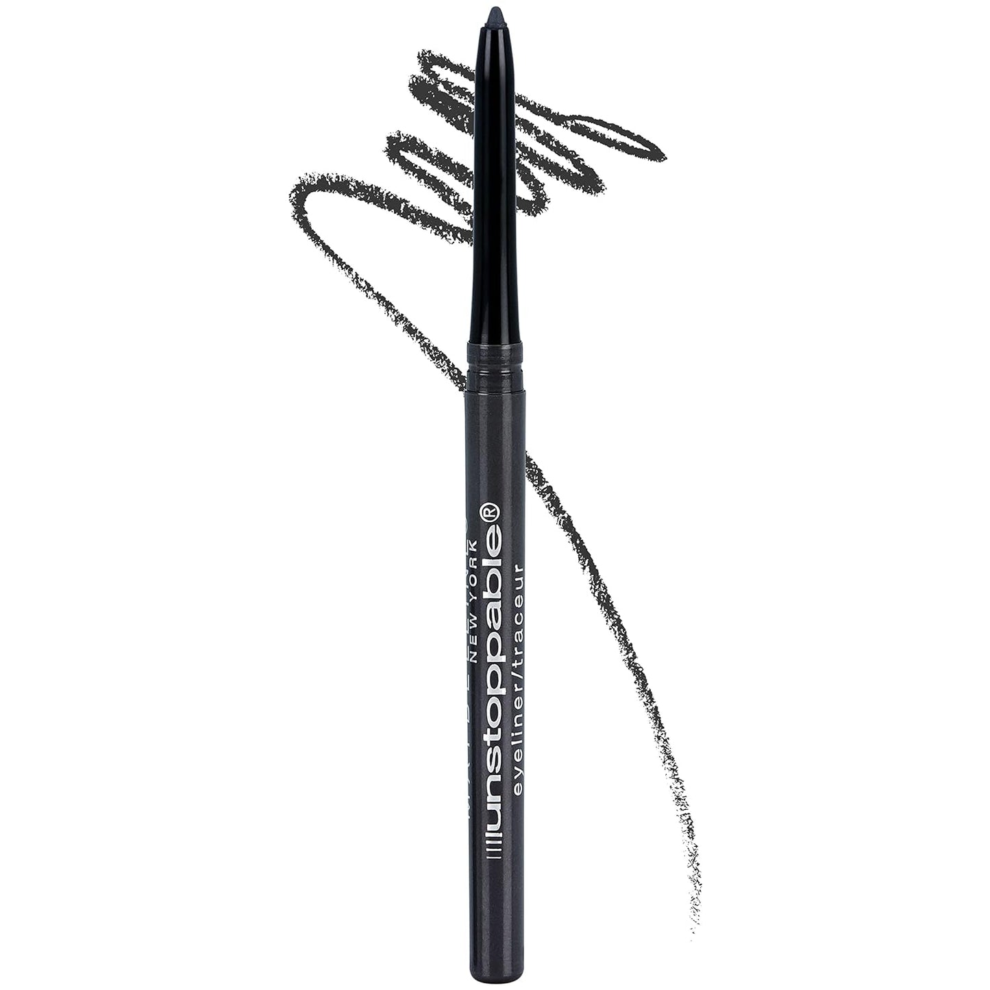 MAYBELLINE NEW YORK Unstoppable Eyeliner Carded, Pewter, 0.01 Ounce