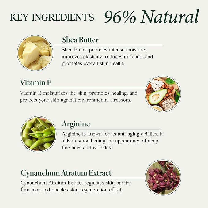 CLARA'S NEW YORK Glycolic Acid Facial Serum with Vitamin E for Exfoliating Smoothing Glowing Face Skin - Made in USA 30ml (1Fl/Oz) (Shea Butter)