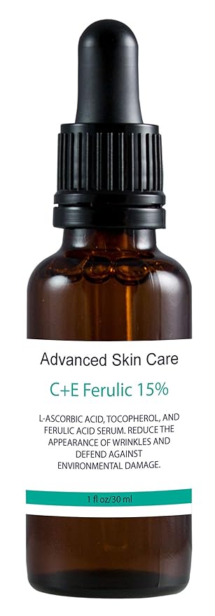 Advanced Skin Care | Vitamin C Face Serum with Vitamin E and Ferulic Acid | Hydrating and Skin Brightening Formula | Rejuvenating & UV Protection | All Skin Type 1oz Vitamin C Serum for Face