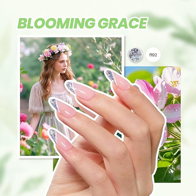 Beetles Gel Nail Polish Kit with U V Light: 34pcs Gel Polish Set Popular 20 Colors with Base Matte & Glossy Top Coat, Medium Coffin Press on Nails Accessories DIY Salon Gifts for Women Teen Girls