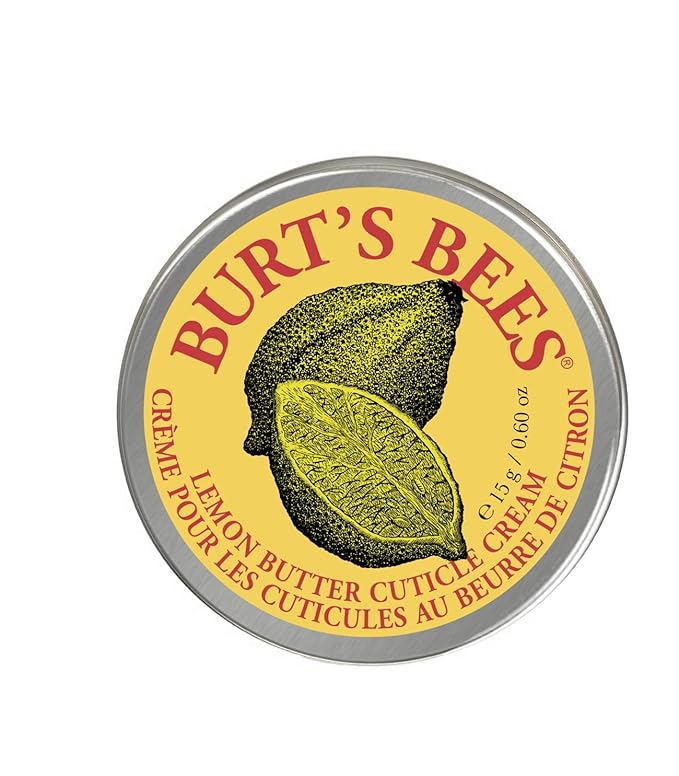 Burt's Bees 100% Natural Lemon Butter Cuticle Cream - 0.6 Ounce Tin (Pack of 6)