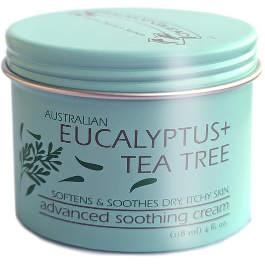 BALM OF GILEAD Foot Cream with Tea Tree and Eucalyptus – Intensive Moisturizing Cream for Dry, Cracked Heels and Feet – Refreshing Body and Skin Care Balm