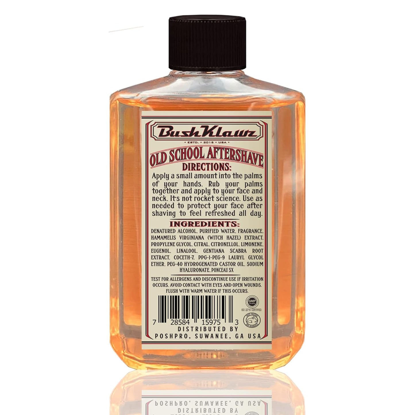 Classic Refreshing Cooling Soothing Barbershop After Shave Lotion Balm Toner Splash Lumber Prince Satisfy all Types of Viking Cannon Black Prime AfterShave Tonic Cologne