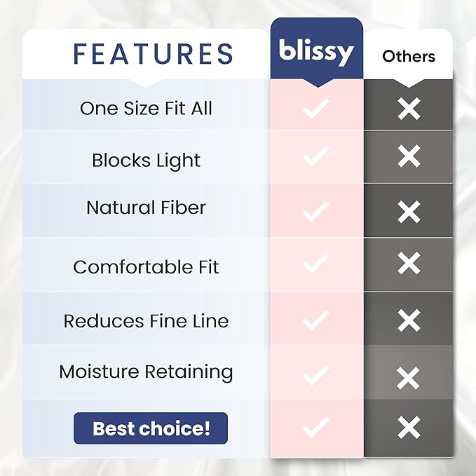 Blissy Silk Sleep Mask - Silk Eye Sleeping Mask for Women & Men for Total Blackout - 100% Pure Mulberry Silk, 22 Momme 6a Fibers - Blindfold Silk Sleep Mask Side Sleeper Eye Cover (Leopard)