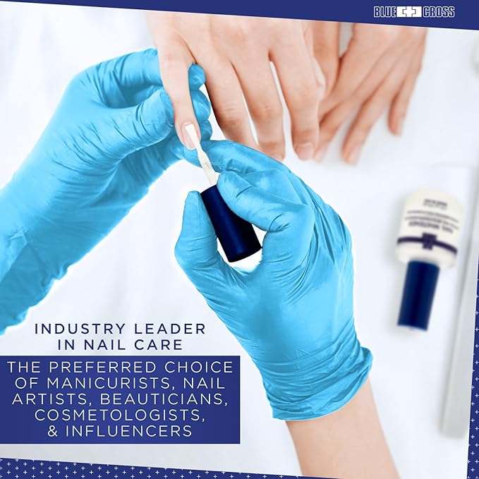 Blue Cross Professional Nail + Cuticle Care Optical Nail Brightening Basecoat Nail Concealer + Cuticle Remover Softener Gel in Eucalyptus/Tea Tree Scent, 2 Pack Bundle