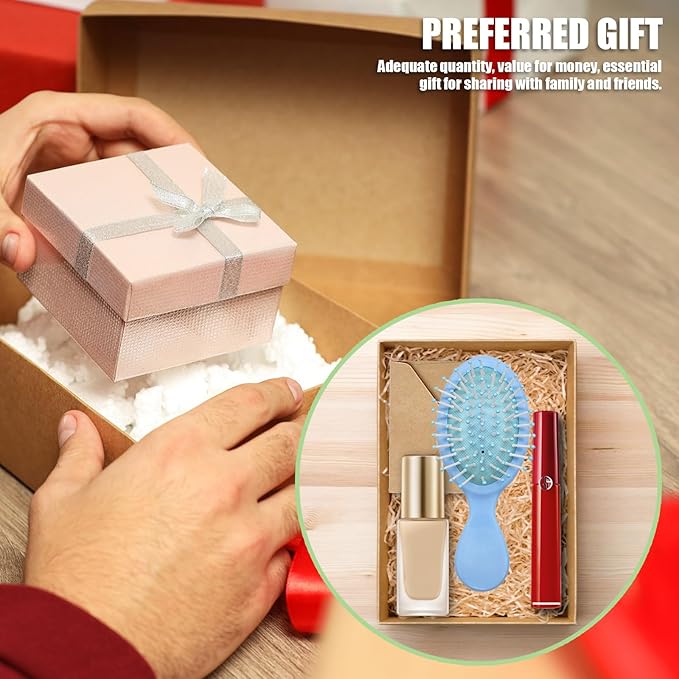 24 Pieces Mini Wet Hair Brush, Travel Detangling Brush, for Most Hair Types, with Ease Knots Without Tears or Breakage, Bulk Gifts for Women Multicolor