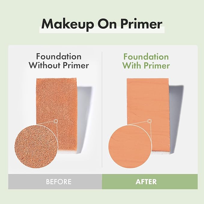 Cica Pore Primer, Face Primer, Pore Minimizer, Matte Finish Blurring Primer for Oily Skin, Sebum Control, Smooths Fine Lines & Wrinkles, Long-lasting Makeup, K Beauty, 20ml / 0.67 fl. oz.