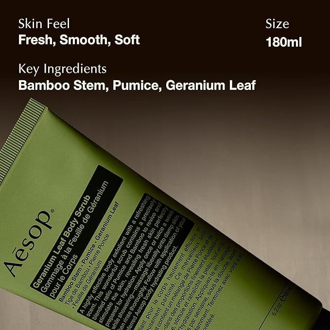 Aesop Congruous Gift Set | Resurrection Aromatique Hand Wash & Balm, Geranium Leaf Body Scrub & Cleanser | Vegan, Cruelty-Free, Paraben-Free | 4 Pc Luxury Self-Care Kit